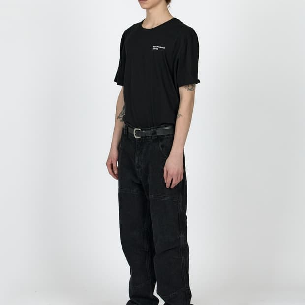 MPa CALF POCKET PANTS (BLACK)