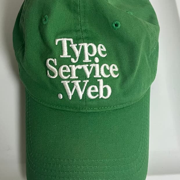 Type Service Web 볼캡