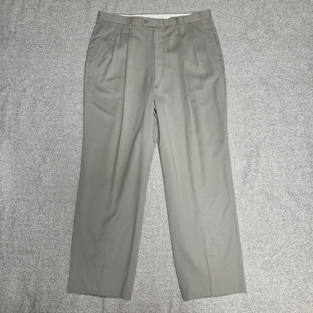 Montecatini Italy 울100% 슬랙스 팬츠 34-35