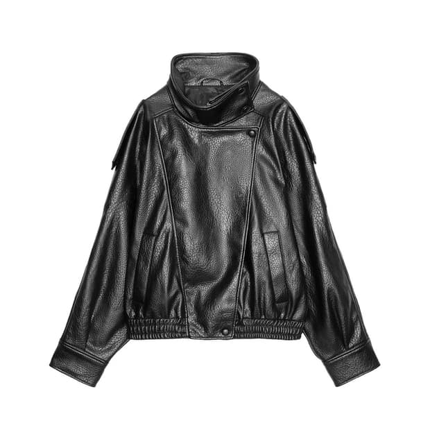 [새 제품] ZARA 자라 페이크 레더 점퍼