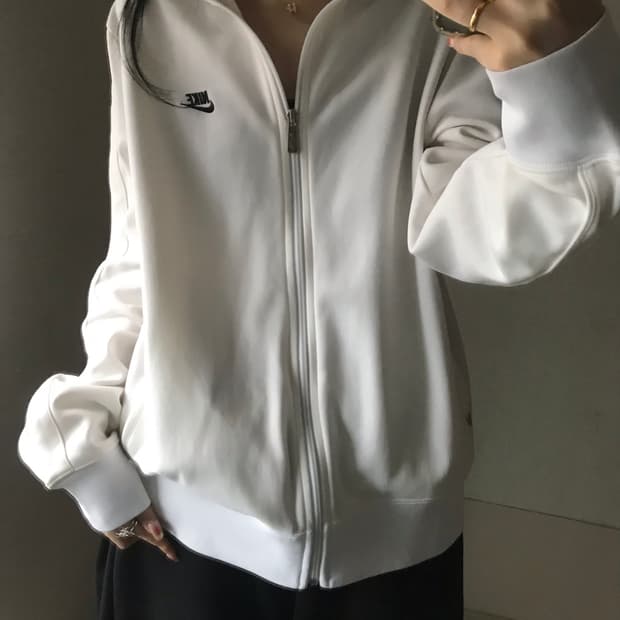 나이키 화이트 오버핏 져지