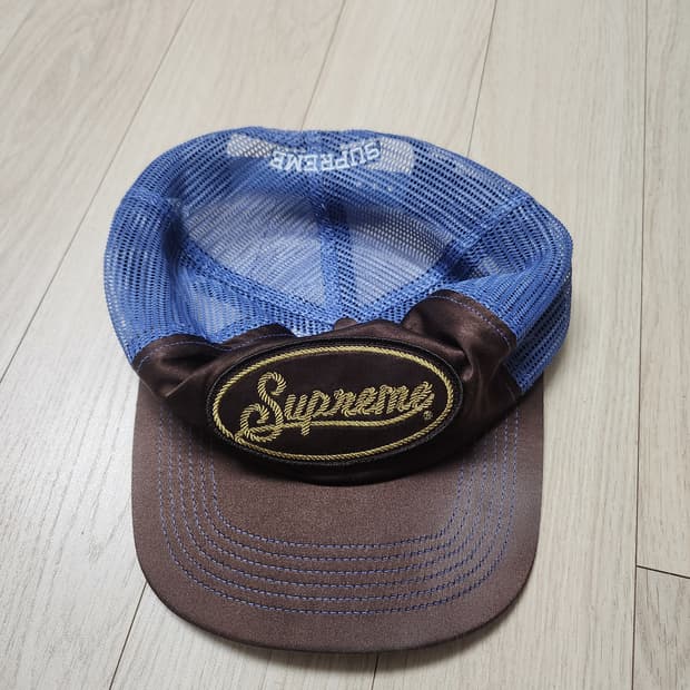 슈프림 실크 메쉬 5패널 스냅백 