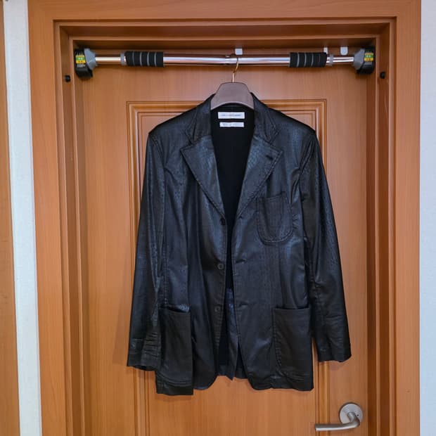 꼼데가르송 셔츠 뱀피 블레이저 L-XL