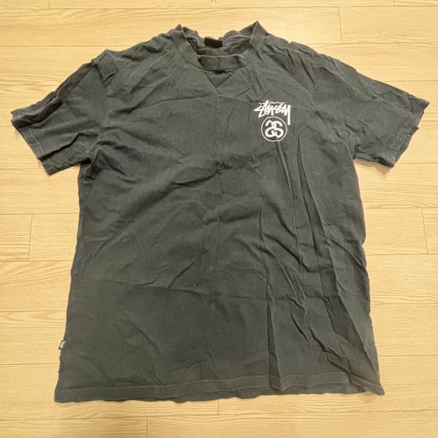 스투시 반팔 블랙