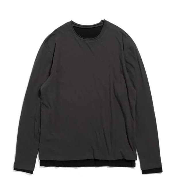 해칭룸 Two Face Tee Charcoal/Black[3]