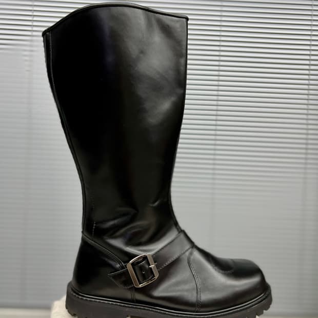 싸이카 라이더 가죽롱부츠 