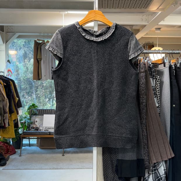 아츠로 타야마 램스울 니트탑