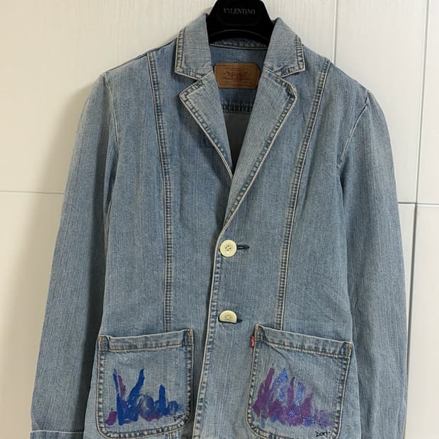 Levi's 데님 희긔 자켓 55 정품