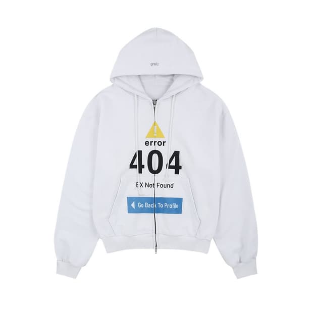 [1] 그레일즈 에러 404 후디 화이트