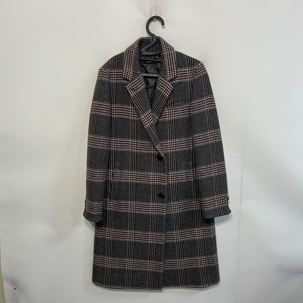 헤지스 여성 체크코트 90