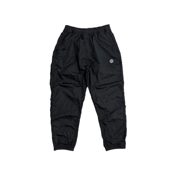 스톤아일랜드 20SS 나일론 메탈 립스탑 블랙 팬츠 바지 m