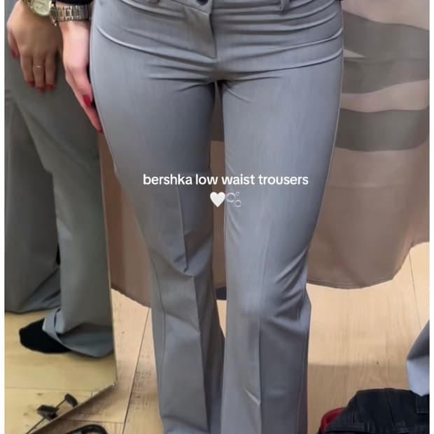 Bershka 버쉬카 로우라이즈 팬츠