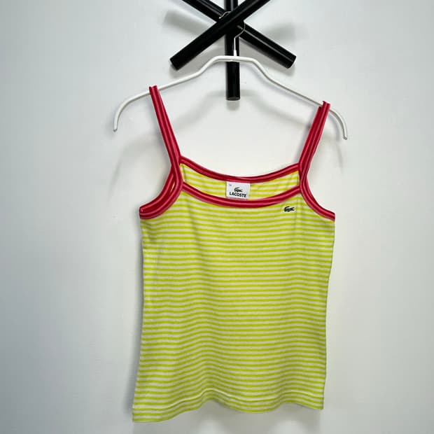 라코스테 슬리브리스 탱크탑 나시
