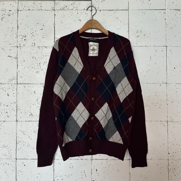 100 빈폴 버건디 가니건