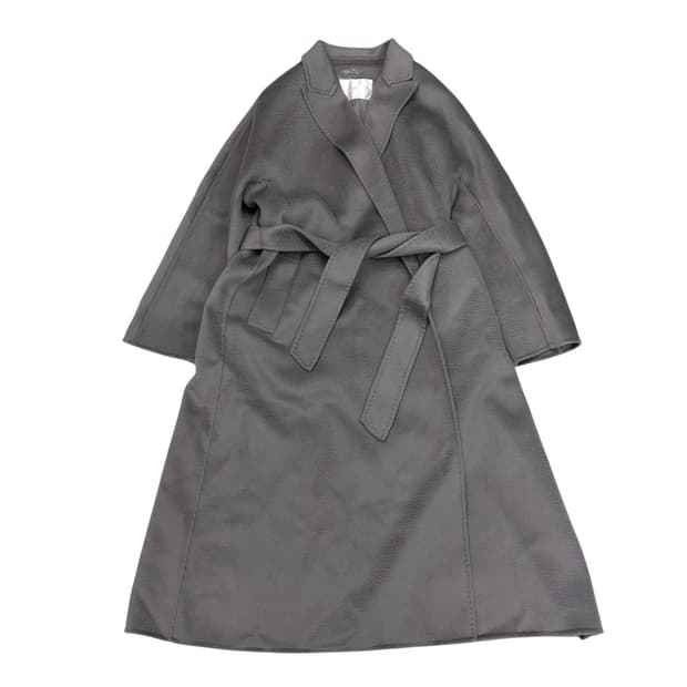 줄로그 울 캐시미어 벨티드 코트