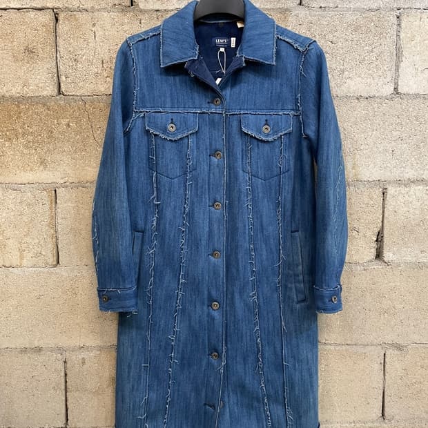 리바이스 메이드 앤 크래프티드 데님 트러커 트렌치 코트