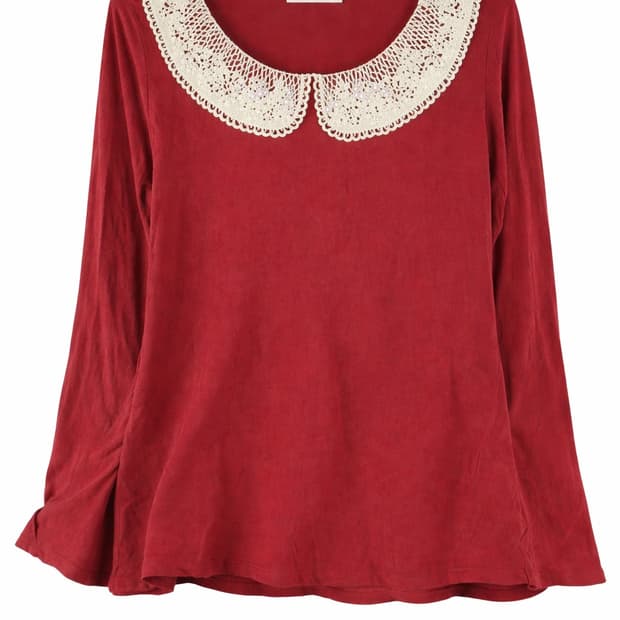 빈티지 모리걸 레드 티셔츠