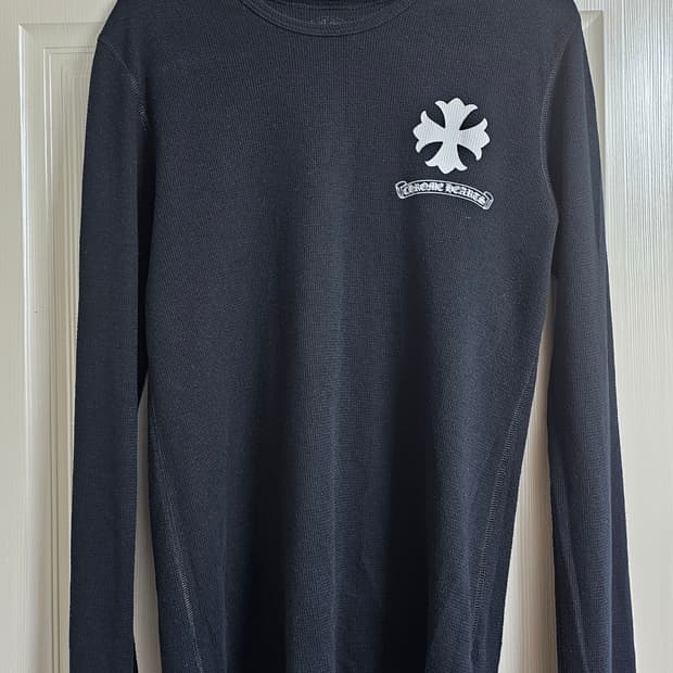 크롬하츠 써머 와플 크로스 롱슬리브