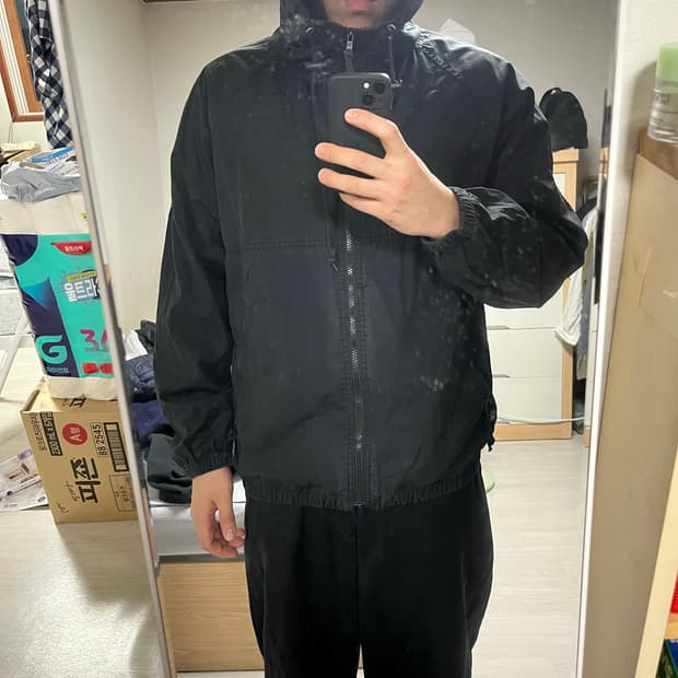 카키스 후드자켓