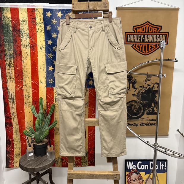 리바이스 화이트탭 리플렉티브 헤비코튼 카펜터 워크 카고팬츠 N951