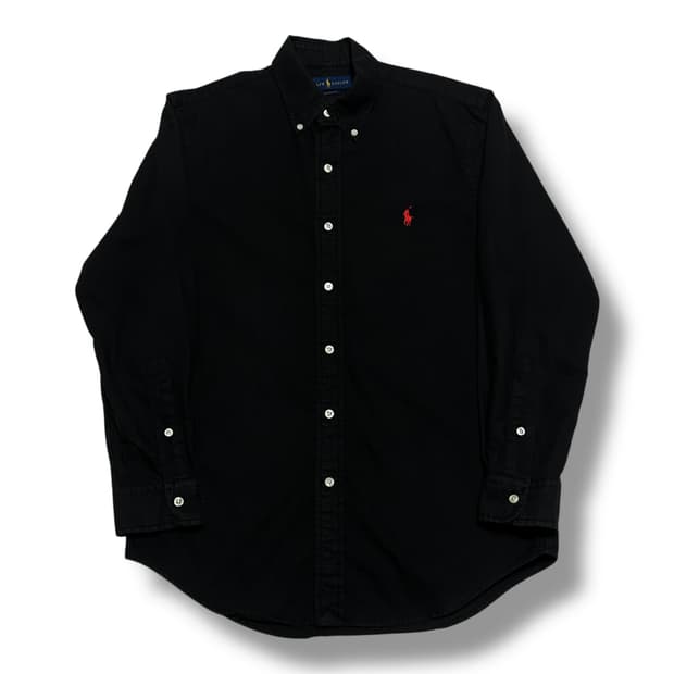 Polo Ralph Lauren 클래식핏 블랙 코튼 셔츠