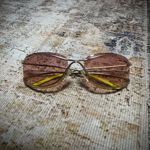 Dior neon sunglasses