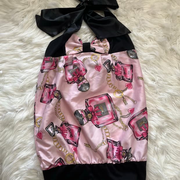 Ma*rs 마즈 슈가글로즈 퍼퓸 홀터넥 원피스 갸루 히메갸루