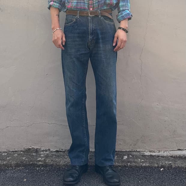 일본 오쉬코쉬 비고쉬 셀비지 데님 팬츠