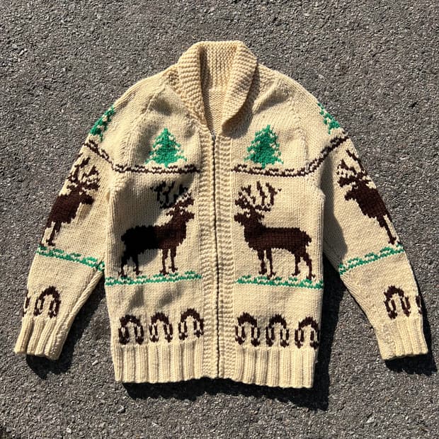 60‘s Lightning Zip Rein Deer Cowichan