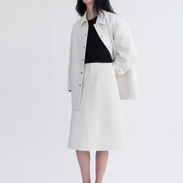 새상품) LFM - tweed half skirt 트위드 스커트 치마 0