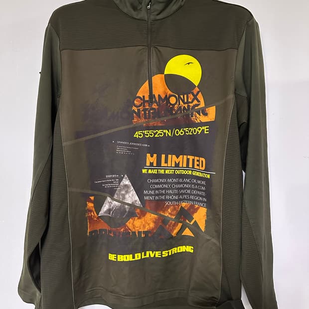 엠리미티드 남성용 반집업 티셔츠