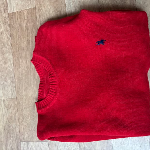 레드 크롭니트(빈티지)