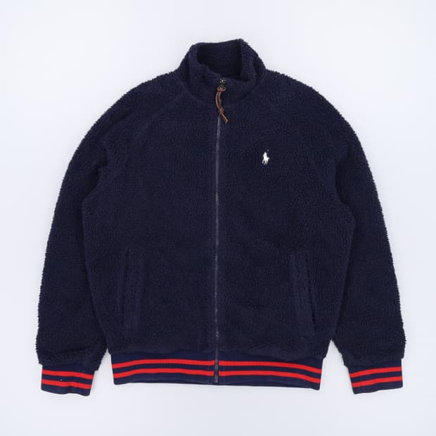 S 폴로 랄프로렌 딥파일 레트로 쉐르파 플리스 자켓 4102