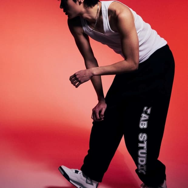 아이앱 스튜디오 아이앱 스트레이트 로고 스웨트팬츠 블랙 2xl xxl