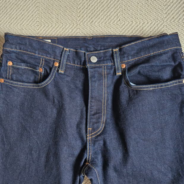 새상품급 리바이스 프리미엄 502 테이퍼  생지 W32