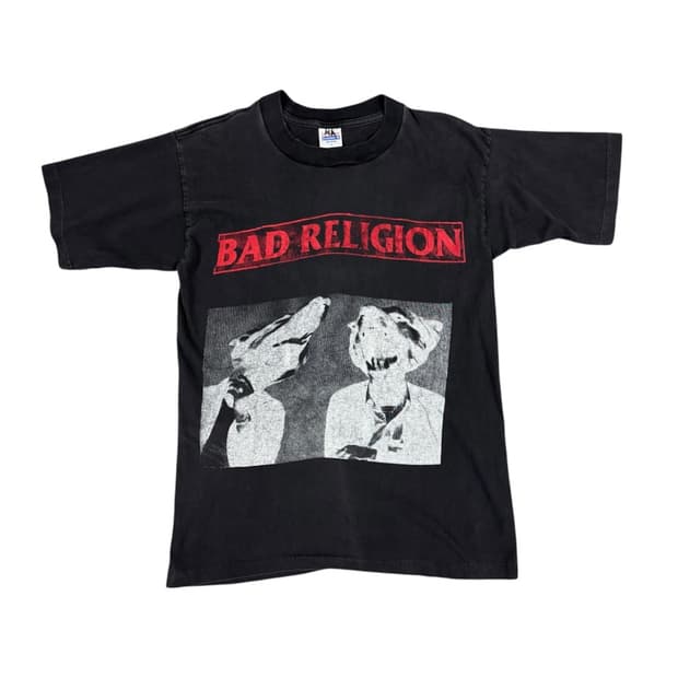 빈티지 90s Bad Religion 배드릴리전 부트 티셔츠