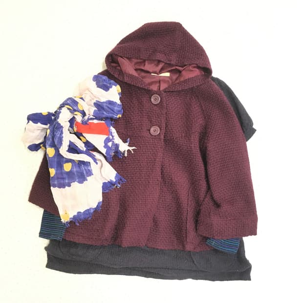 JPN/ 하구미코트 모리걸코트 모리룩코트 레이어드코트 자주색코트 숏코트