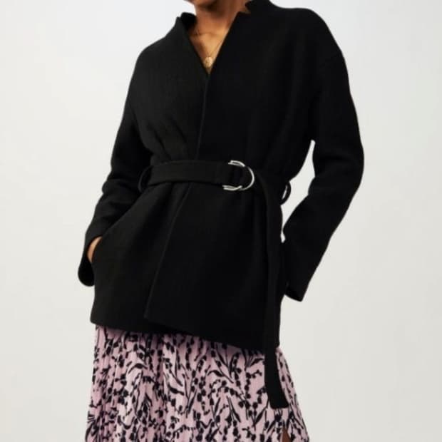 마쥬 maje 버클 벨트 블레이저 자켓