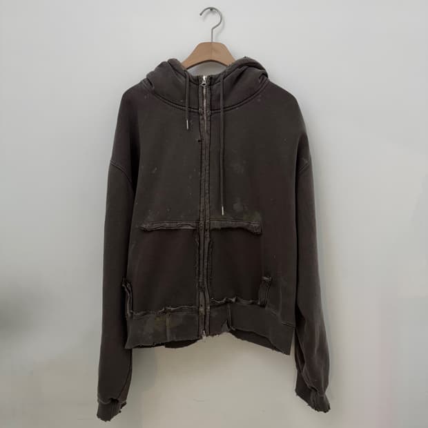 빈티지 후드집업(기모)