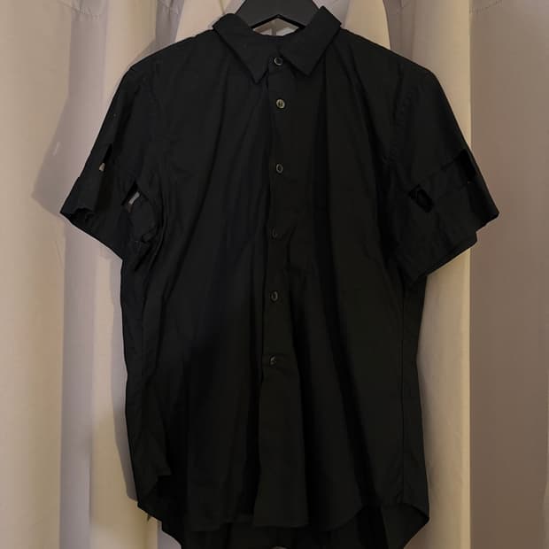 Comme des garcons Hole Detail Puff Shirt