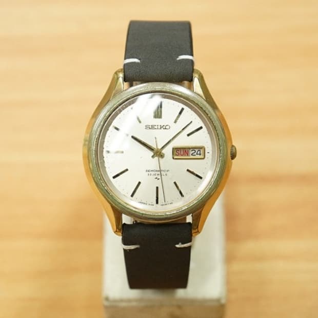 60s 세이코 5106-8020 seiko matic-p 금장 오토매틱 