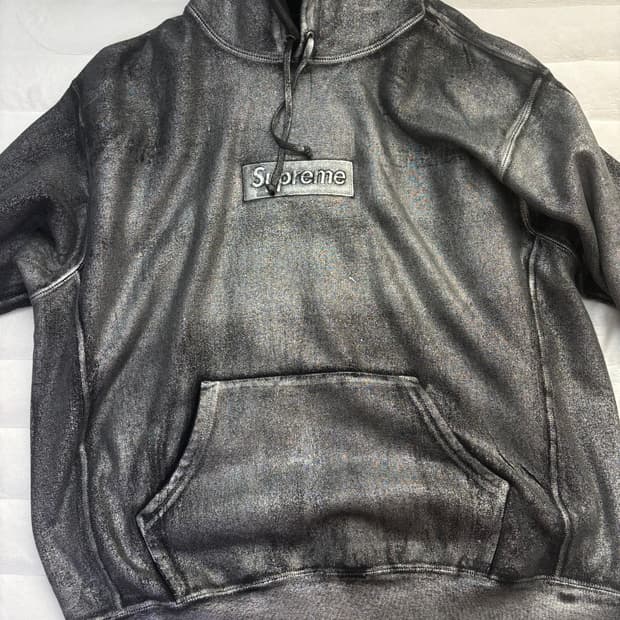 슈프림 마르지엘라 박스로고 후드티Xl 정품