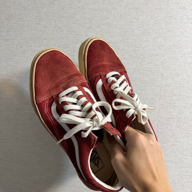 반스 올드스쿨 레드 280