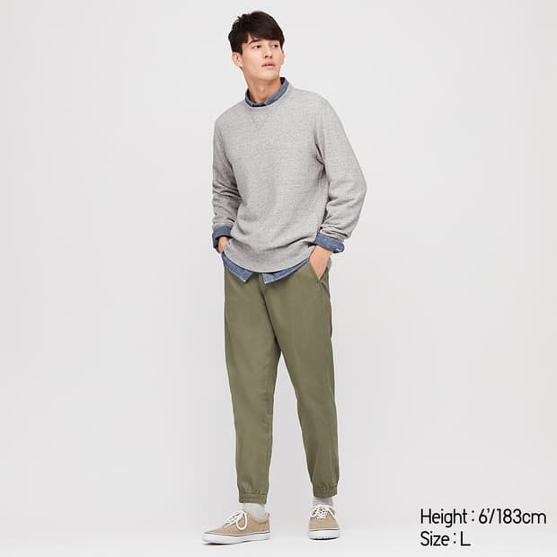 남성) UNIQLO 미착용 EZY 슬림핏 조거팬츠