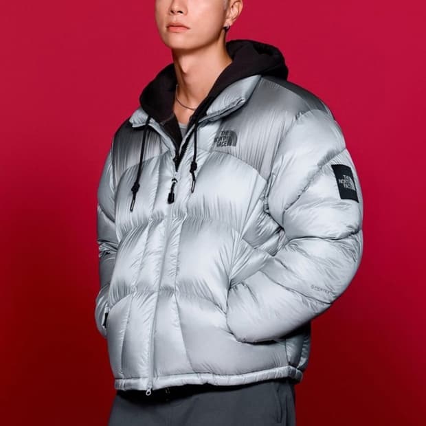 노스페이스 화이트라벨 듀론자켓 패딩 m사이즈