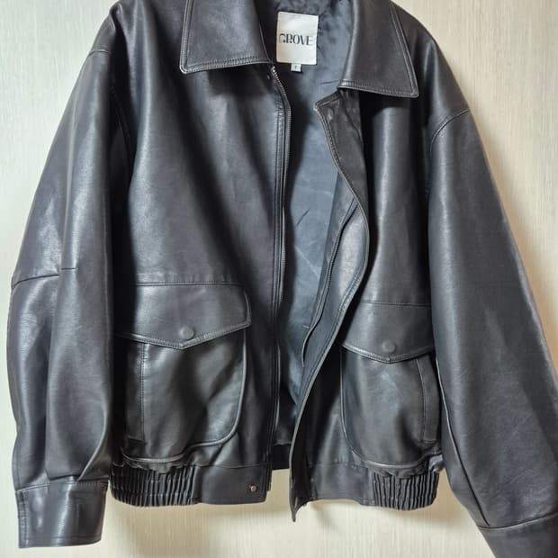 (23년) 그로브 러슨 점퍼 LUSSON JUMPER 가죽점퍼 레더점퍼