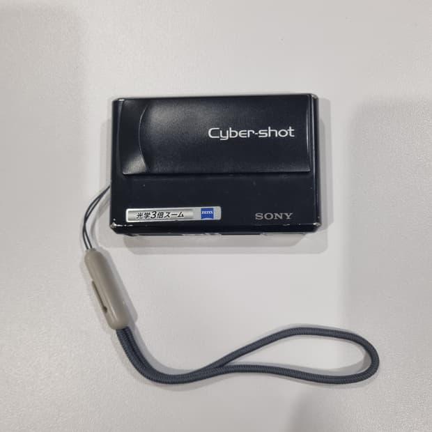 일본 소니 레트로디카 Y2K 사이버샷 풀박 T시리즈최초카메라 빈티지한색상