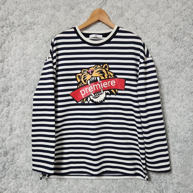 H492 [100] 지오송지오 타이거 긴팔 티셔츠
