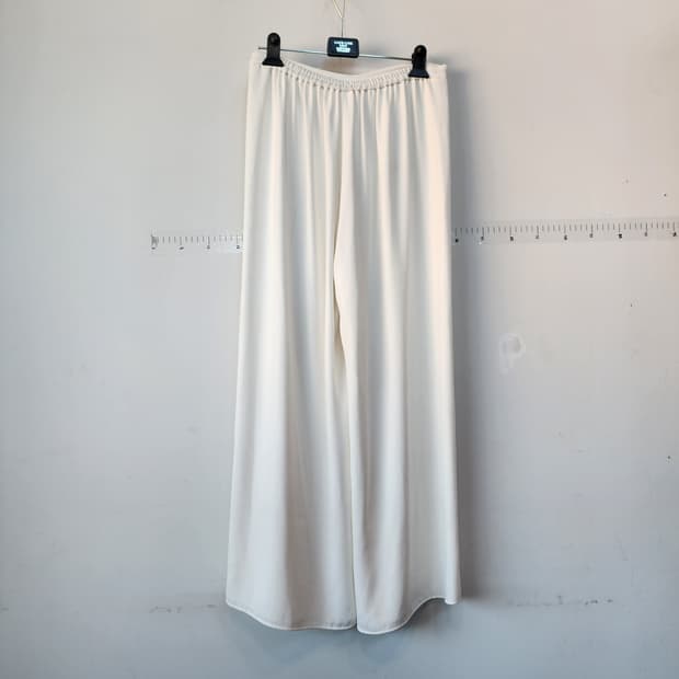 ORR 화이트 와이드 롱 팬츠