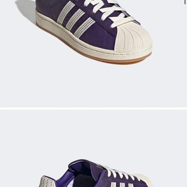 아디다스 슈퍼스타 퍼플 235 (새상품)  